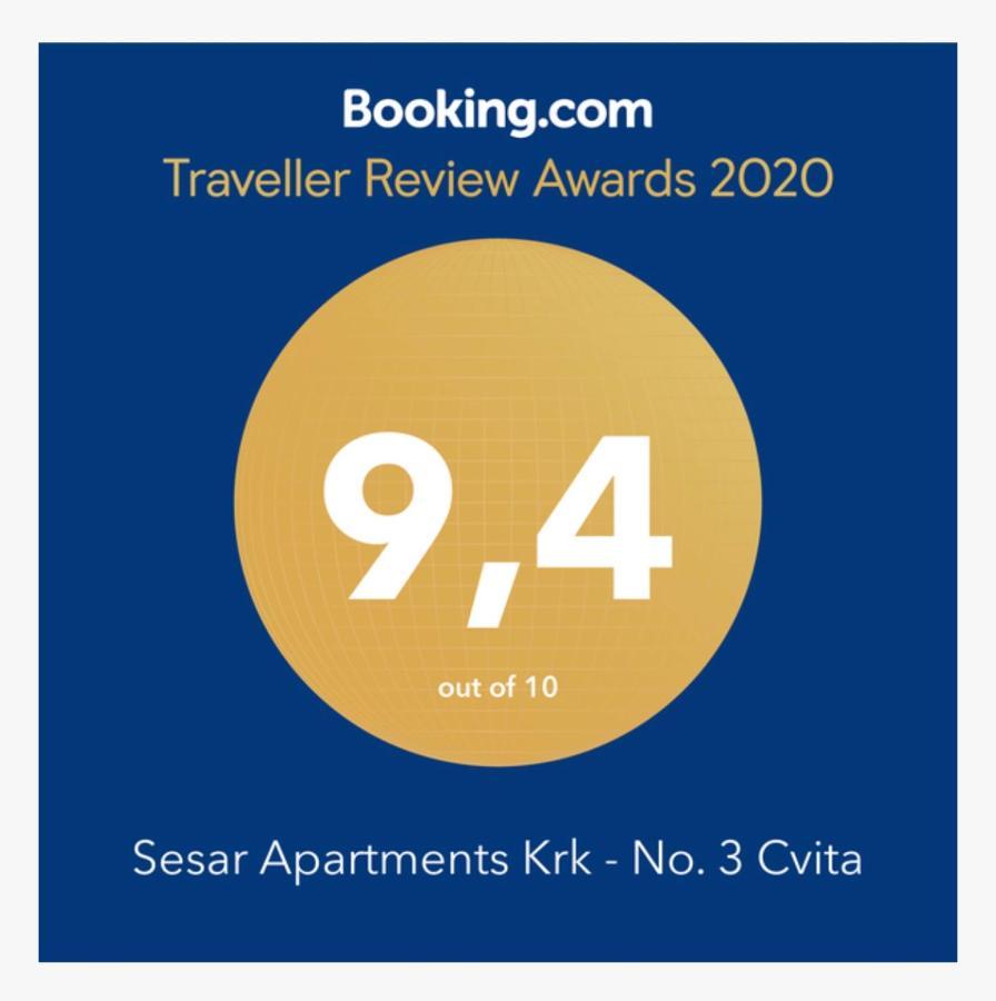 Sesar Apartments Krk - No. 3 Cvita Krk Town Εξωτερικό φωτογραφία