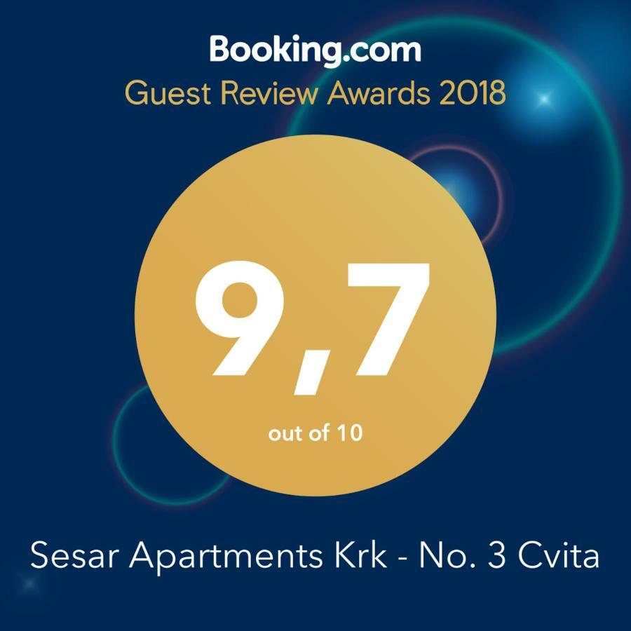 Sesar Apartments Krk - No. 3 Cvita Krk Town Εξωτερικό φωτογραφία